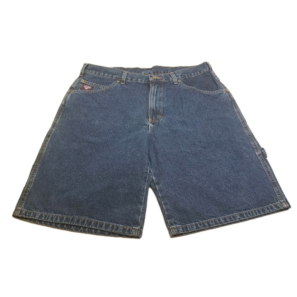 NEW Diamond Cut Denim‎ Jean Shorts Mens 34 X 21 Baggy Long Utility